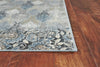 7'10"X 11'2" Viscose Slate Blue Area Rug