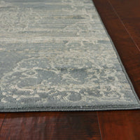 7'10" x 11'2" Polypropelene Slate Area Rug