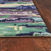 5' x 8' Wool Ink Blue Area Rug