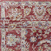 7'10" x 10'10" Polyester Red Area Rug