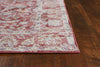 7'10" x 10'10" Polyester Red Area Rug