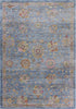 7'10" x 10'10" Polyester Blue Area Rug