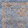 7'10" x 10'10" Polyester Blue Area Rug