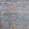 7'10" x 10'10" Polyester Blue Area Rug