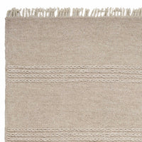 7'9" x 9'9" Wool Natural Area Rug