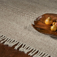 7'9" x 9'9" Wool Natural Area Rug