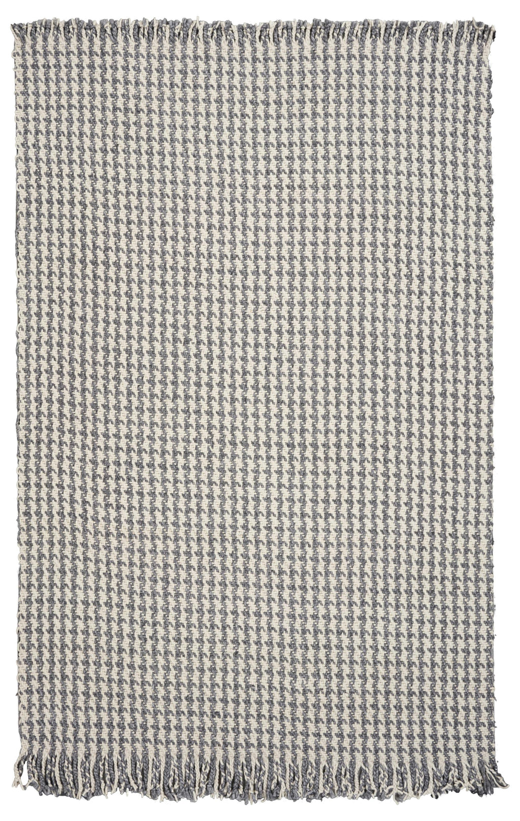 7'9" x 9'9" Wool Ivory-Grey Area Rug