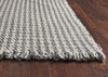 7'9" x 9'9" Wool Ivory-Grey Area Rug