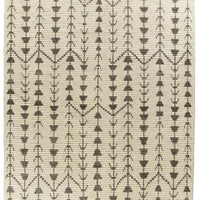 5' x 8' Wool Ivory Area Rug