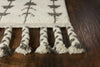 5' x 8' Wool Ivory Area Rug