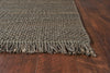 7'6" x 9'6" Jute Slate Area Rug