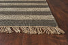 7'6" x 9'6" Jute Slate-Ivory Area Rug