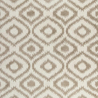 7'10" x 10'6" Microfiber Ivory-Beige Area Rug