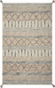 6' x 9' Polyester Greige Area Rug