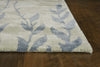 5' x 8' Wool & Viscose Blend Ivory Area Rug