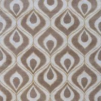 5' x 8' Wool & Viscose Blend Beige Area Rug