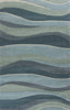 8' x 10' 6" Wool Ocean Area Rug