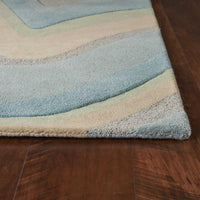 8' x 10'6" Wool Ocean Area Rug