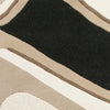 8' x 10'6" Wool Black-Beige Area Rug