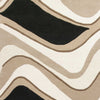 8' x 10'6" Wool Black-Beige Area Rug