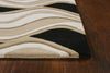 8' x 10'6" Wool Black-Beige Area Rug