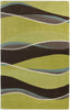 8' x 10'6" Wool Lime-Mocha Area Rug