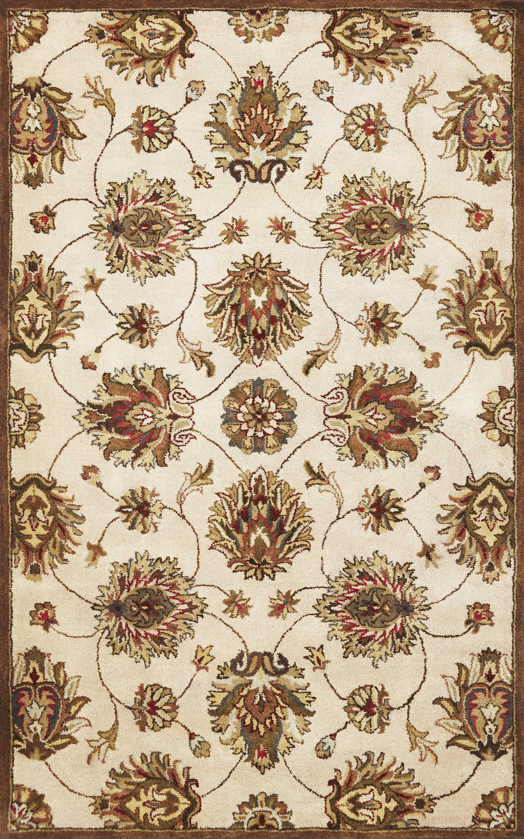 8' x 10'6" Wool Ivory Area Rug