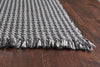 8'6" x 11'6" Wool Grey Area Rug