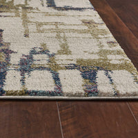 8'10" x 13' Polypropelene Ivory Area Rug