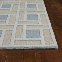 8'6" x 11'6" Wool Spa-Pumice Area Rug