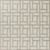 8'6" x 11'6" Wool Tan-Ivory Area Rug