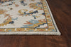 8'6" x 11'6" Wool Ivory Area Rug