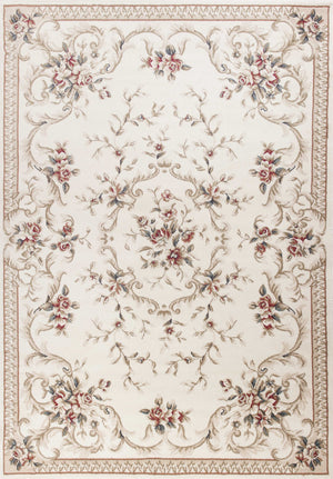 9' x 12' Polypropylene Ivory Area Rug