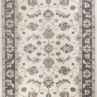 9' x 12' Polypropelene Ivory-Grey Area Rug