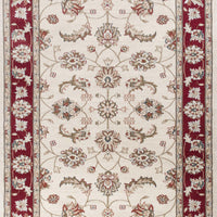 9' x 12' Polypropelene Ivory-Red Area Rug