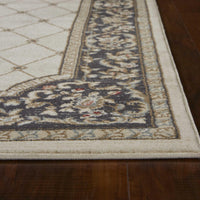 9' x 12' Polypropelene Ivory-Grey Area Rug