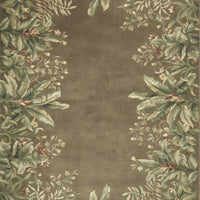 8' x 11' Wool Taupe Area Rug