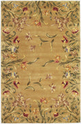 8' x 11' Wool Gold Area Rug