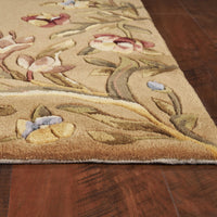 8' x 11' Wool Gold Area Rug