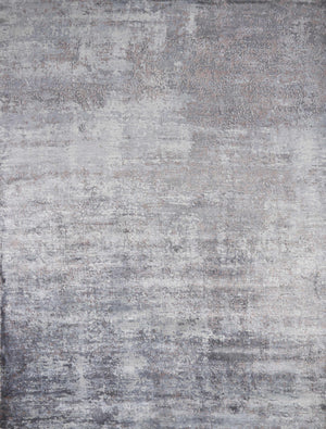 7'6"X 9'6" Viscose Slate Area Rug