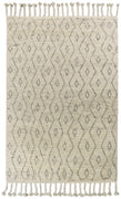 7'9" x 9'9" Wool Natural Area Rug