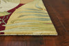 8'6" x 11'6" Wool Coral-Ivory Area Rug