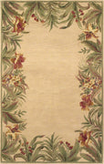 8'6" x 11'6" Wool Ivory Area Rug