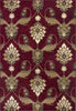 9'10" X 13'2" Polypropelene Red Area Rug