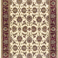 9'10" X 13'2" Polypropelene Ivory-Red Area Rug