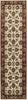 9'10" X 13'2" Polypropelene Ivory-Red Area Rug