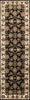 9'10" X 13'2" Polypropelene Black-Ivory Area Rug