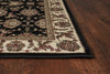 9'10" X 13'2" Polypropelene Black-Ivory Area Rug