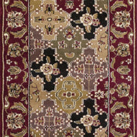 9'10" X 13'2" Polypropelene Red Area Rug