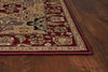 9'10" X 13'2" Polypropelene Red Area Rug